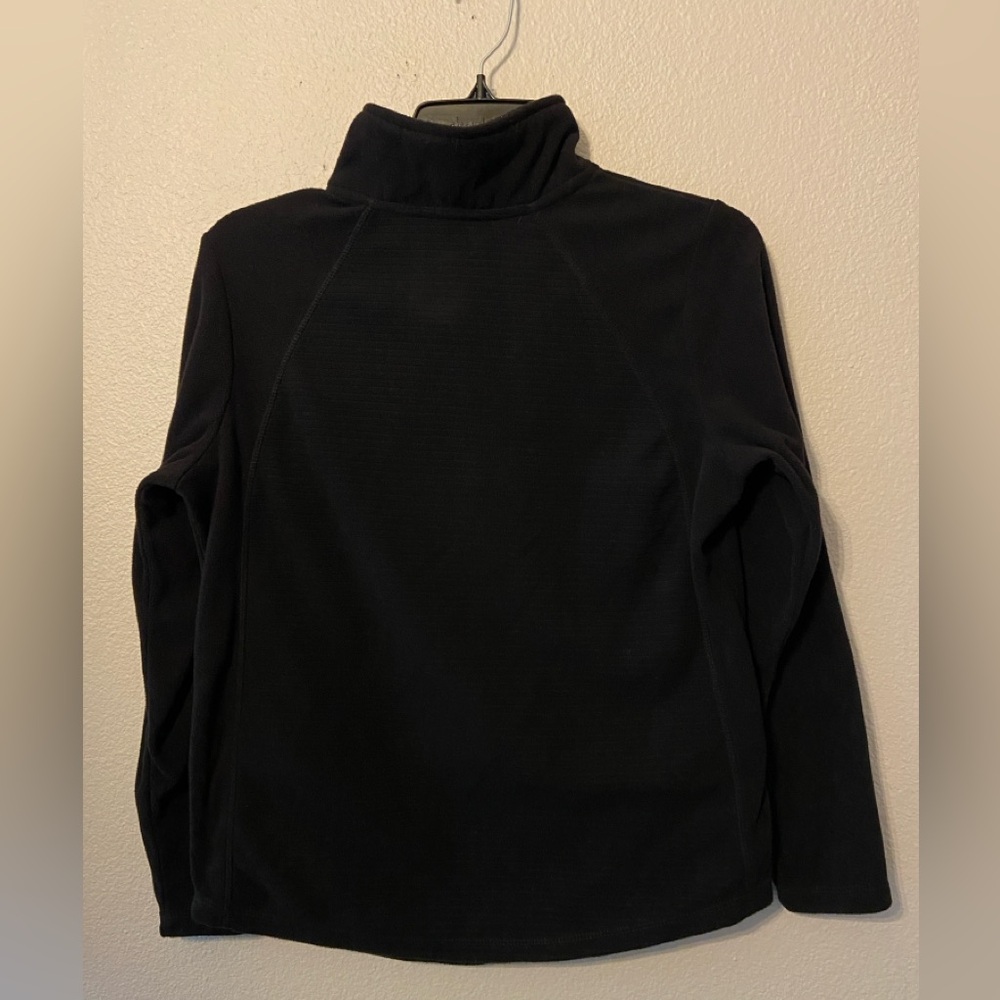 St. John’s Bay Black 1/4 Zip Pullover With Pockets  Size Small Petite - Picture 4 of 9